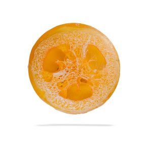 Jabón con Luffa (Naranja) - Vibrante